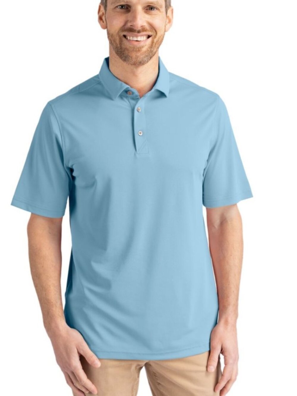 Cutter & Buck Virtue Eco Pique Recycled Men's Polo Size M (New)
